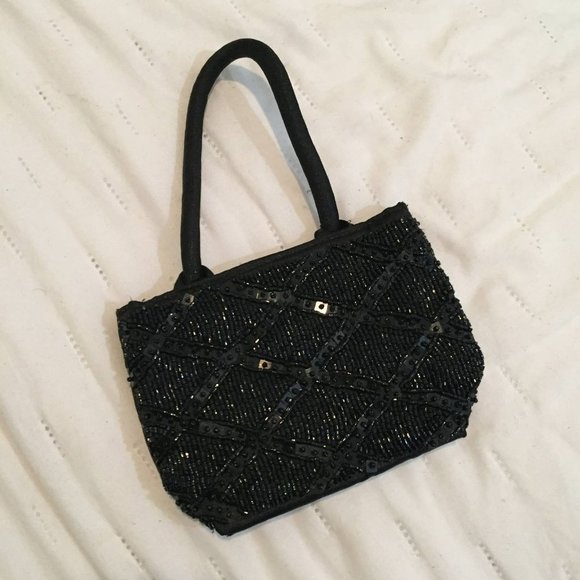 Handbags - Sparkle Black Mini Bag